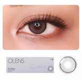 COLORED CONTACT LENSES OLENS Real Ring Gray ( 1 Day )