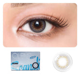 COLORED CONTACT LENSES OLENS Scandi Light Grey ( 1 Month )