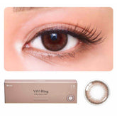 COLORED CONTACT LENSES OLENS Viviring Choco ( 1 Day )