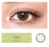 COLORED CONTACT LENSES OLENS Viviring Olive ( 1 Day )