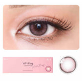 COLORED CONTACT LENSES OLENS Viviring Pink ( 1 Day )