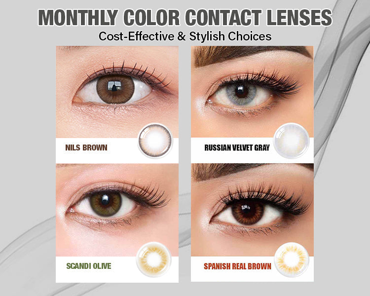 Monthly Color Contact Lenses: Cost-Effective & Stylish Choices