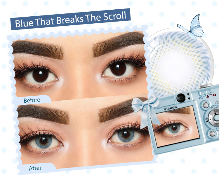 Blue & Unique Color Contacts: Stand Out from the Crowd