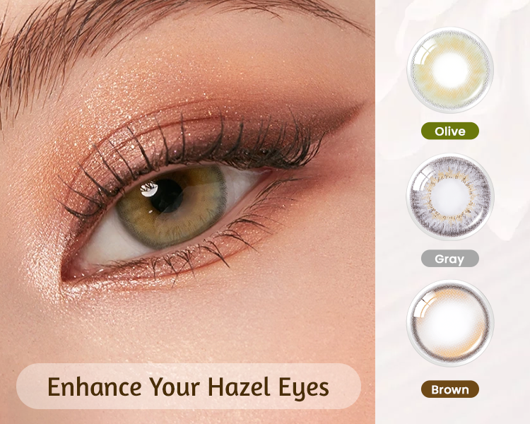 How to Make Hazel Eyes Pop with the Right Contact Lens