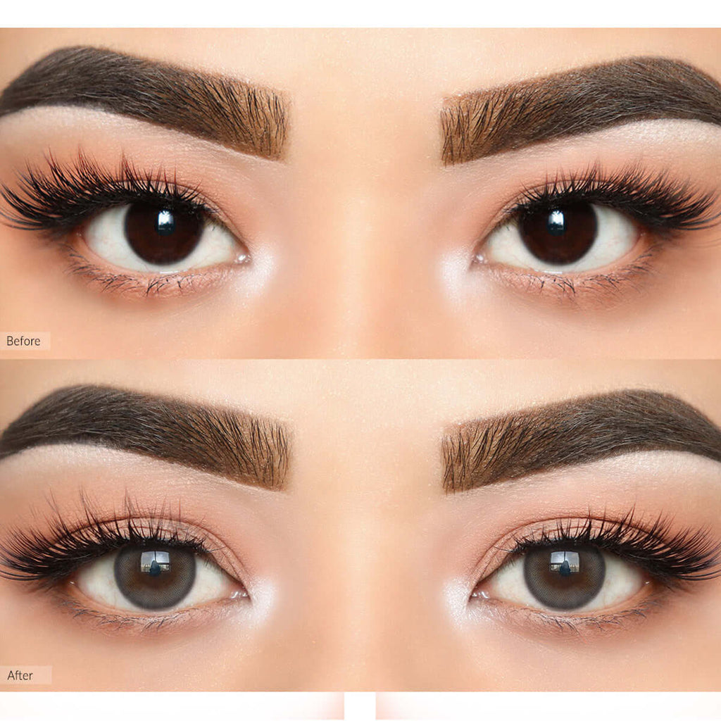 COLORED CONTACT LENSES OLENS Double Tint Grey ( 1 Month )