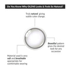 COLORED CONTACT LENSES OLENS Double Tint Grey ( 1 Month )