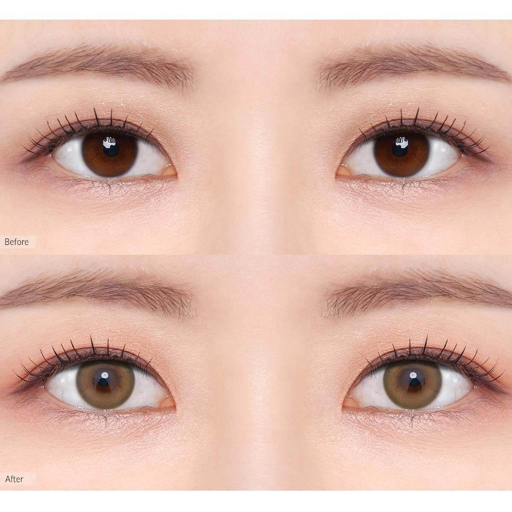 COLORED CONTACT LENSES OLENS Ending Brown ( 1 Day )