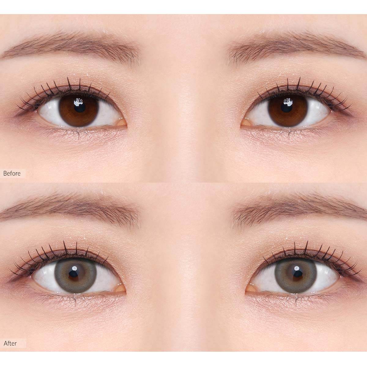 COLORED CONTACT LENSES OLENS Ending Gray ( 1 Day )