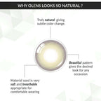 COLORED CONTACT LENSES OLENS Ending Olive ( 1 Day )