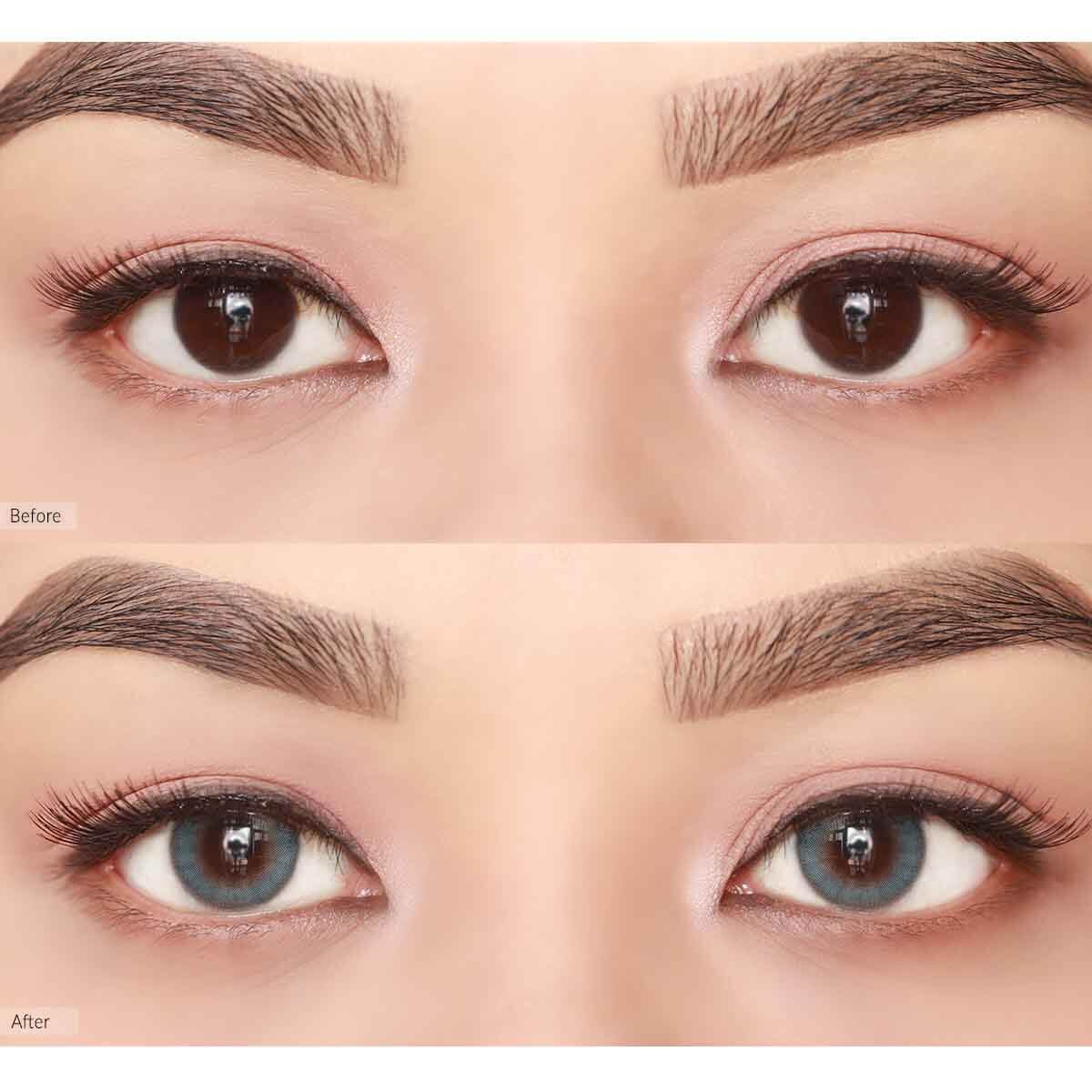 COLORED CONTACT LENSES OLENS French Shine Aqua ( 1 Day )