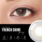 COLORED CONTACT LENSES OLENS French Shine Gray ( 1 Day )