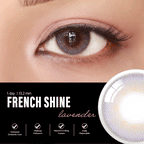 COLORED CONTACT LENSES OLENS French Shine Lavender ( 1 Day )