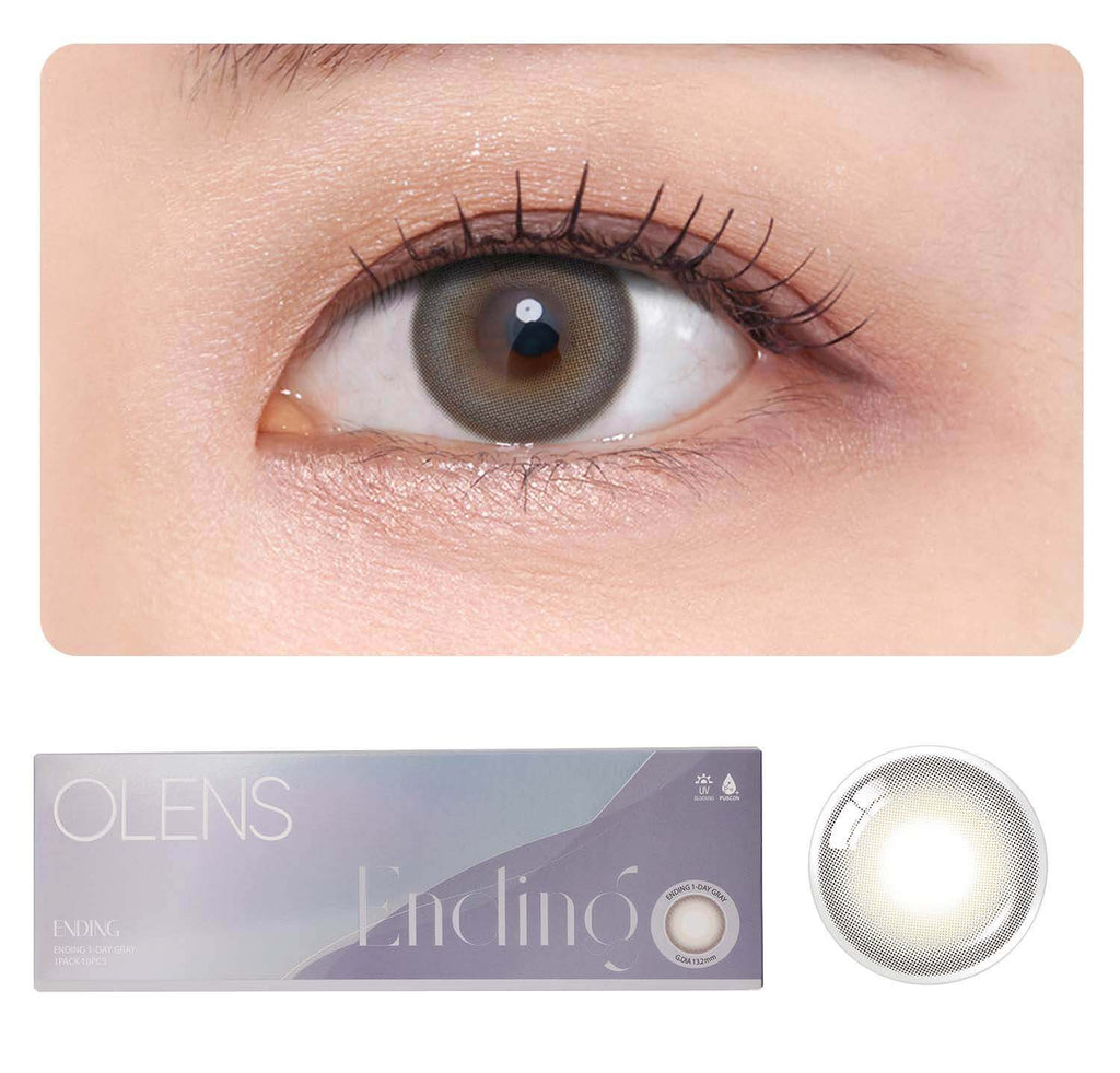 COLORED CONTACT LENSES OLENS OLENS Daily Pack 1 Pair, Plain ( 0.00 )