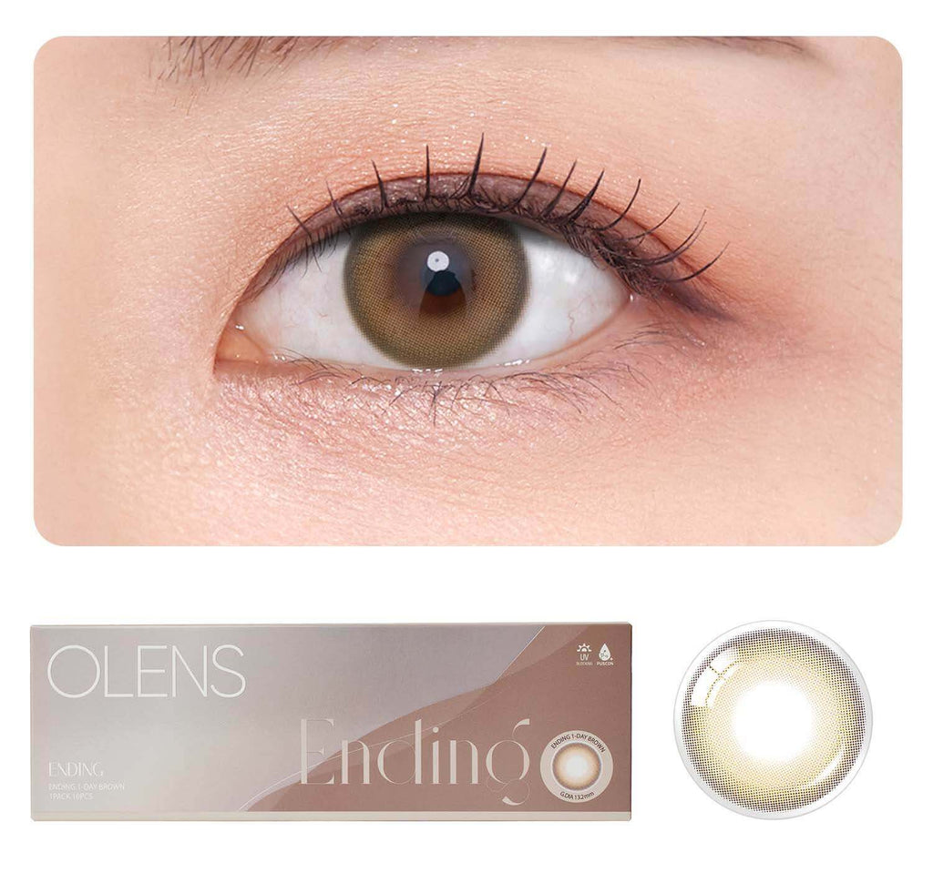 COLORED CONTACT LENSES OLENS OLENS Daily Pack 1 Pair, Plain ( 0.00 )