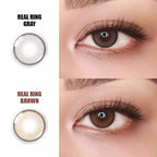 COLORED CONTACT LENSES OLENS Real Ring Brown (1 Month)
