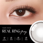 COLORED CONTACT LENSES OLENS Real Ring Gray ( 1 Day )