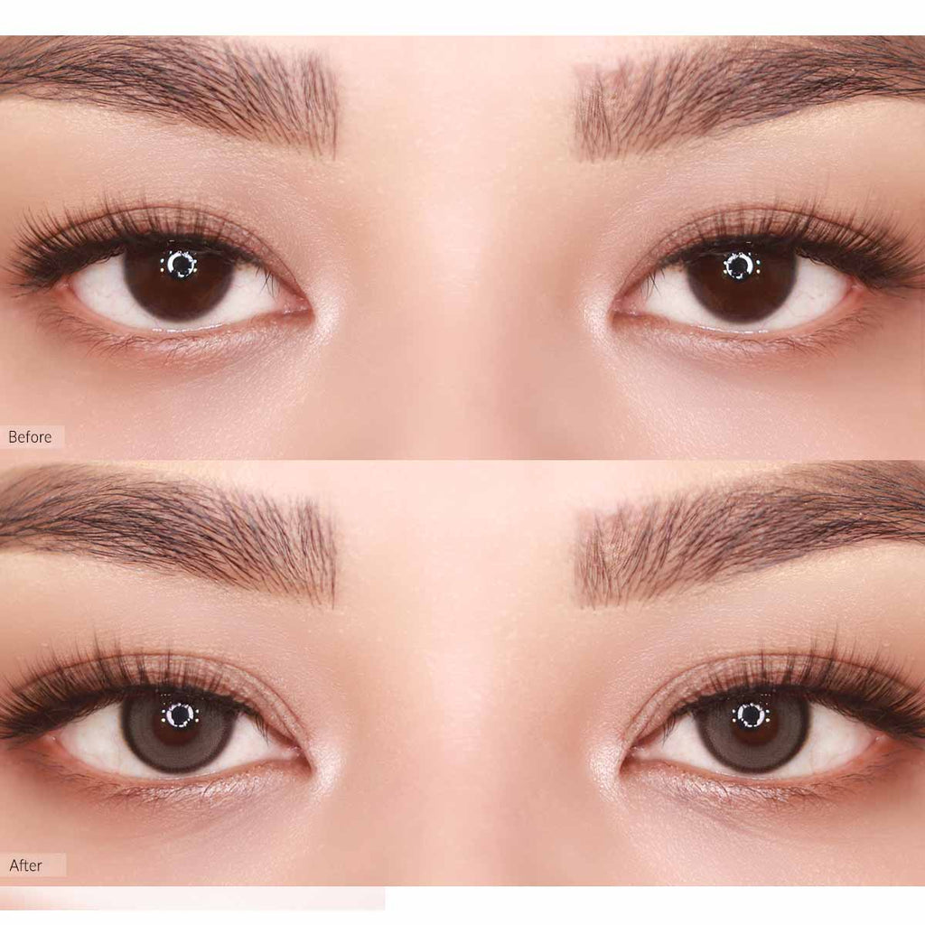 COLORED CONTACT LENSES OLENS Real Ring Gray ( 1 Day )