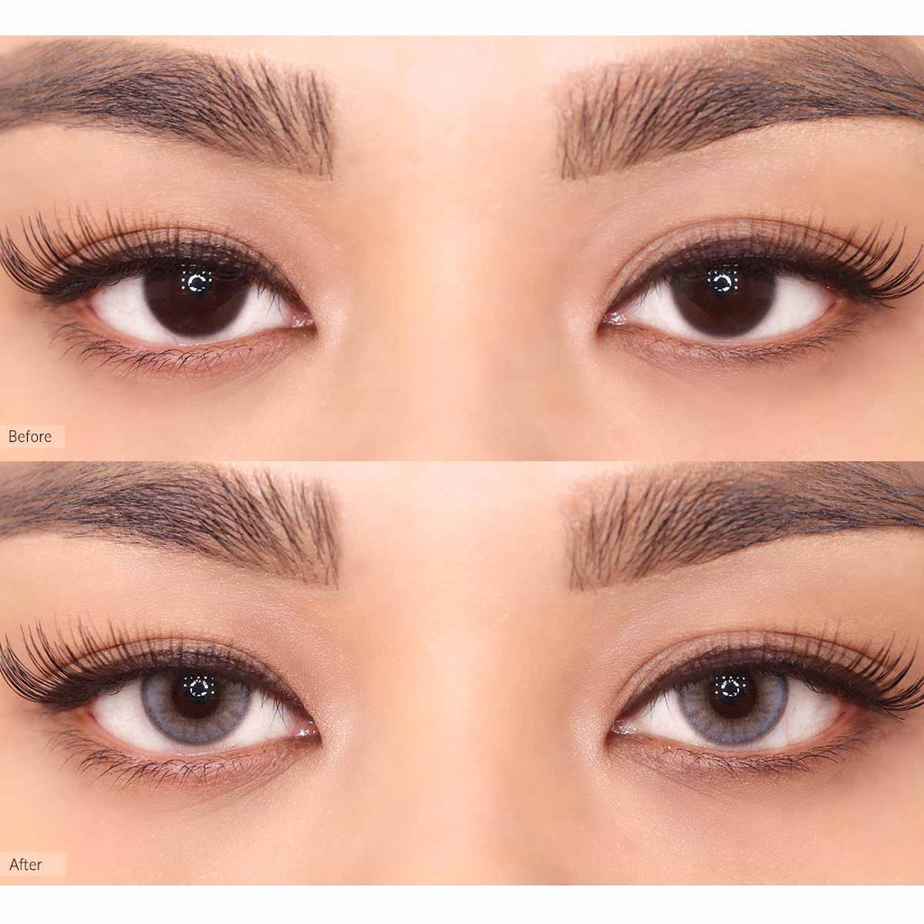 COLORED CONTACT LENSES OLENS Russian Smoky Grey ( 1 Day )