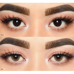 COLORED CONTACT LENSES OLENS Russian Velvet Brown ( 1 Month )