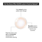 COLORED CONTACT LENSES OLENS Russian Velvet Brown ( 1 Month )