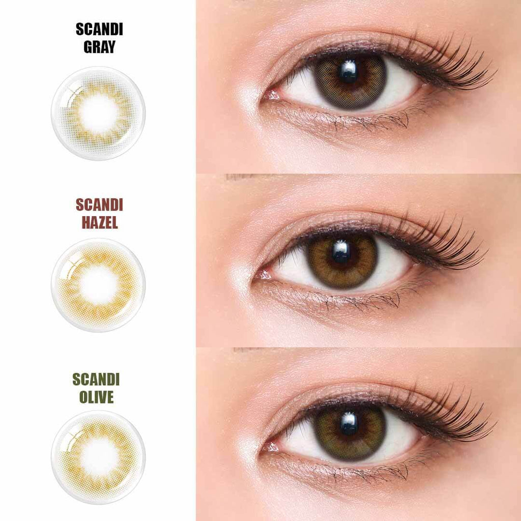 COLORED CONTACT LENSES OLENS Scandi Grey ( 1 Day )