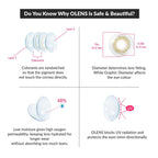 COLORED CONTACT LENSES OLENS Scandi Grey ( 1 Day )