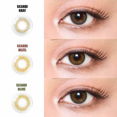 COLORED CONTACT LENSES OLENS Scandi Hazel ( 1 Day )