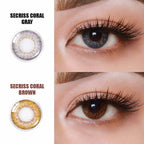 COLORED CONTACT LENSES OLENS Secriss Coral Gray ( 1 Day )