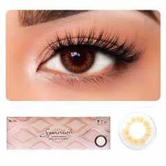 COLORED CONTACT LENSES OLENS Spanish Brown ( 1 Day )