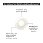 COLORED CONTACT LENSES OLENS Spanish Grey ( 1 Day )