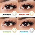 COLORED CONTACT LENSES OLENS Spanish Real Gray ( 1 Month )