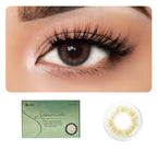 COLORED CONTACT LENSES OLENS Spanish Real Olive ( 1 Month )