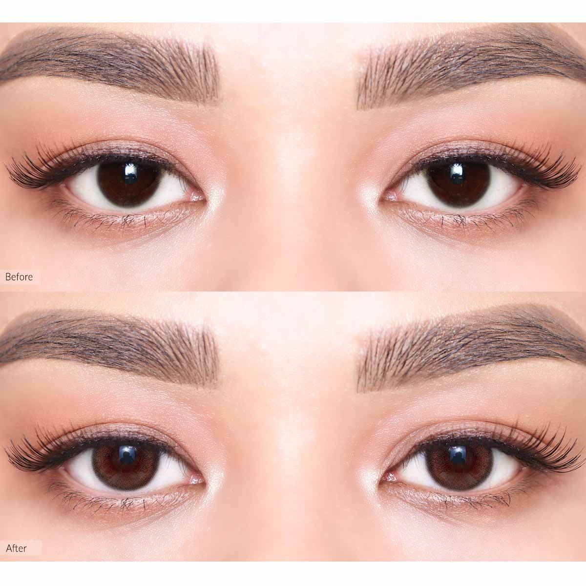 COLORED CONTACT LENSES OLENS Viviring Choco ( 1 Day )