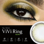 COLORED CONTACT LENSES OLENS Viviring Olive ( 1 Day )