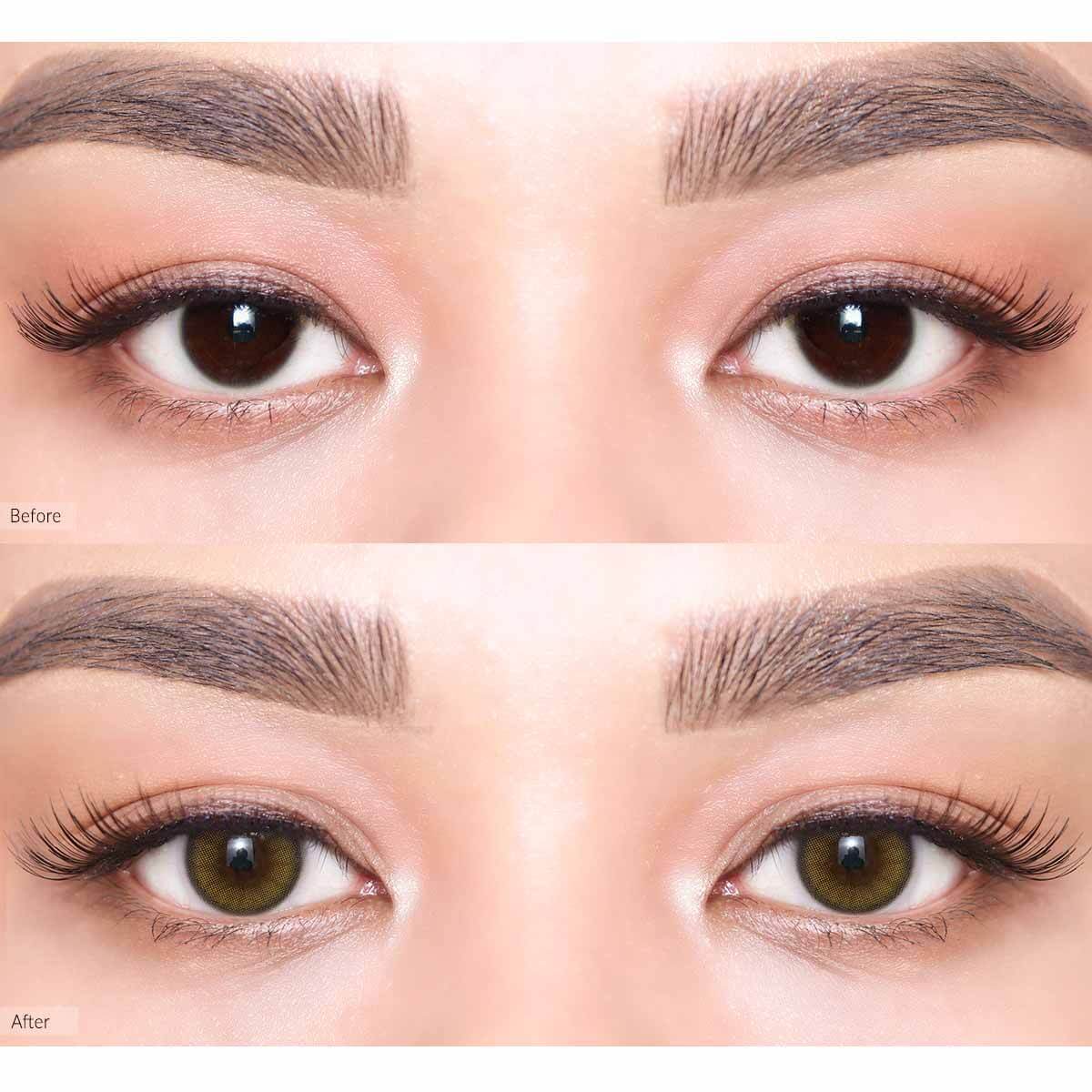 COLORED CONTACT LENSES OLENS Viviring Olive ( 1 Day )