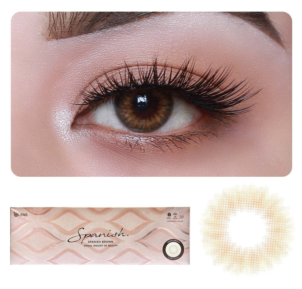 COLORED CONTACT LENSES OLENS OLENS Daily Pack 1 Pair, Plain ( 0.00 )