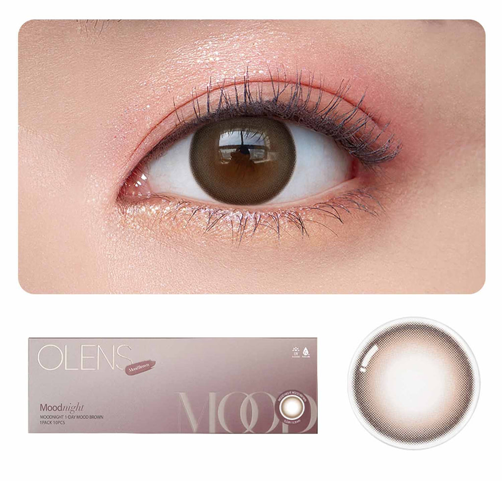 COLORED CONTACT LENSES OLENS OLENS Daily Pack 1 Pair, Plain ( 0.00 )