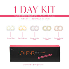 OLENS Premium Color Contact Lens 1 day kit without power at best price | o-lens.co.in.