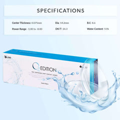 O2 Edition ( 1 Day ) 40p Clear Contact Lens | o-lens.co.in.