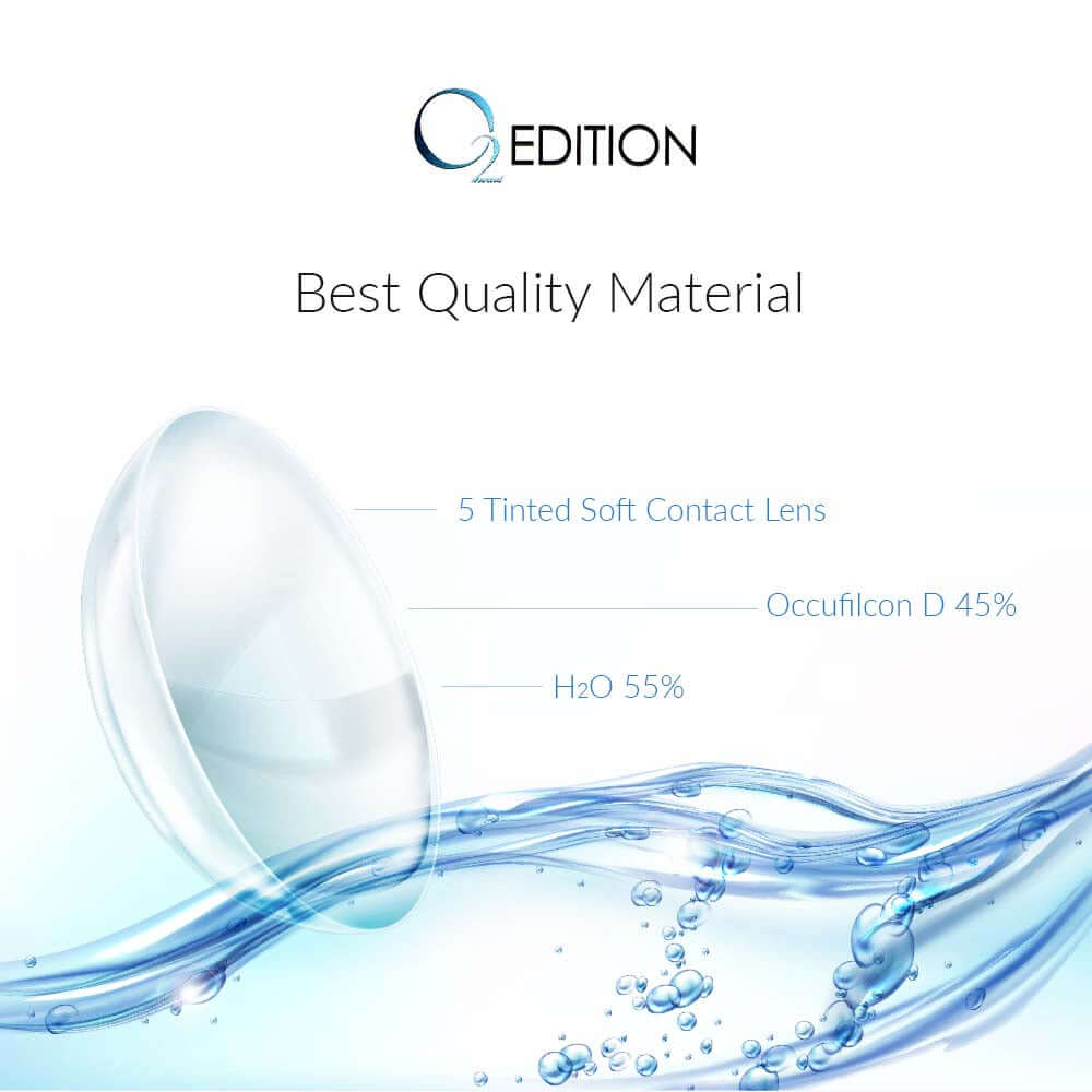 O2 Edition ( 1 Day ) 40p Clear Contact Lens | o-lens.co.in.